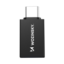 Adaptor USB-C Wozinsky W10GY1S - USB-A 3.2 10Gb/s - Negru - Img 1