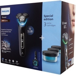 Aparat de ras electric Philips S9976 Seria 9000 pentru bărbați, bază cu 4 cartușe - Img 5