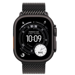 AW U3 49 Black Titan Milanese Small