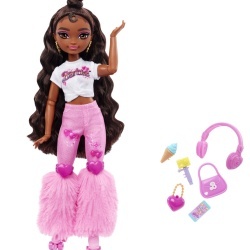 BARBIE DREAM BESTIES PAPUSA BARBIE BROOKLYN PETRECERE PE ROLE - Img 2