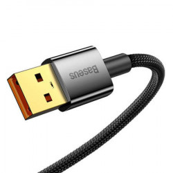 Baseus Explorer, cablu USB la USB-C, 100 W, 1 m (negru) - Img 5
