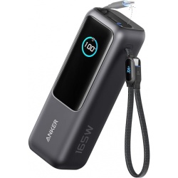 Baterie Externa Anker, 25000mAh, 165W, QC + PD, 1 x USB-A - 3 x USB-C, Gri A1695H11
