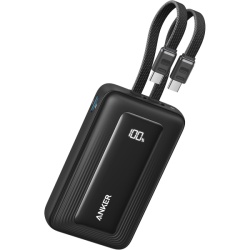 Baterie Externa Anker Zolo, 10000mAh, 35W, QC + PD, 1 x USB-A - 2 x USB-C, Neagra, Resigilata A1680H12