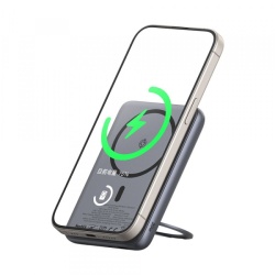 Baterie Externa Wireless McDodo MC-3881 MC-8361 Meta, 5000mAh, 20W, PD + FQI, 1 x QI - 1 x USB-C, Gri
