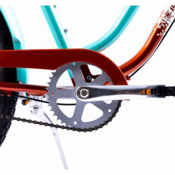 Bicicleta Pegas Strada 2, 26 inch, cadru aluminiu, maro/verde - Img 3