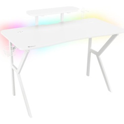 Birou gaming Genesis Holm 320 RGB alb