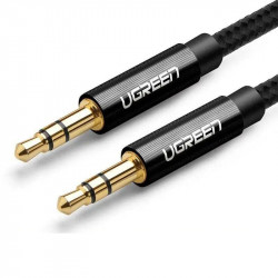 Cablu AUX mini jack UGREEN 3,5mm 1m (negru)