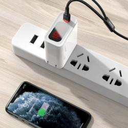 Cablu Baseus Cafule 2in1 USB la Type-C/Lightning 18W, 2.4A - 1.2m - Img 7
