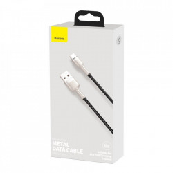 Cablu Baseus Cafule Series Metal USB - USB Typ C 66W, 0.25m black (CAKF000001) - Img 4