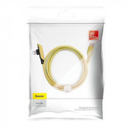 Cablu Baseus USB-C la Lightning 18W 1.2m - galben - Img 6