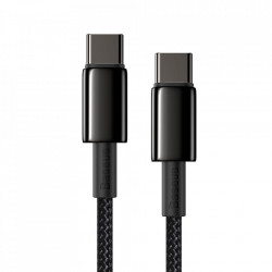 Cablu de incarcare si date Baseus USB Type C - USB Type C Power Delivery Quick Charge 100 W 5 A 1 m black (CATWJ-01) - Img 5