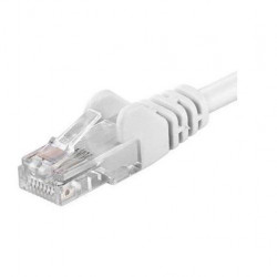 Cablu de retea UTP RJ45-RJ45, Cat.6, 3m, alb, UTP-6-3-W, cupru