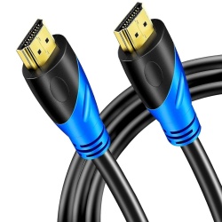 Cablu HDMI 2.0 4K/60Hz de 10 Metri (Viteză 18Gbps), Conectori Platiți cu Aur, Suport Ethernet, ARC și Video 3D, Compatibil PlayStation, PC, HDTV