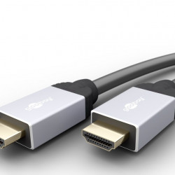 Cablu HDMI 2.0, mufe metalice, 1.5m, 4K@60Hz, Goobay