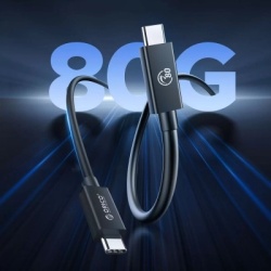 Cablu Orico USB4 Thunderbolt5 80Gbps 240W USB-C la USB-C 1.5m - Negru - Img 2