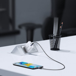 Cablu PD Ugreen US535 USB-C / USB-C 240W 5A 1m - gri - Img 8