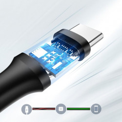 Cablu Ugreen USB - Cablu USB tip C 2 A 0,5 m negru (60115) - Img 4