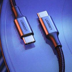 Cablu Ugreen USB Type C - USB Type C 5 A 100 W Power Delivery Quick Charge 3.0 FCP 480 Mbps 2m gray (70429 US316) - Img 2