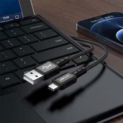 Cablu USB Acefast - USB tip C 1,2 m, 3 A negru (C1-04 negru) - Img 2