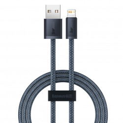 Cablu USB Baseus iPhone - Lightning 1m, 2,4A gri (CALD000416)