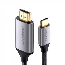 Cablu USB-C la HDMI UGREEN 4K UHD 1,5m (negru)