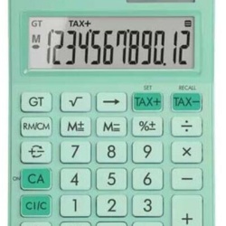 Calculator de birou Canon, LS-125KB GR, Green, LCD 12-digit, dim.car. 18.6 mm, Dual-Power (solara si baterie LR44), dim. 147x106x25mm, 117g, (incl.TV 0.80lei),"6819C001AA"