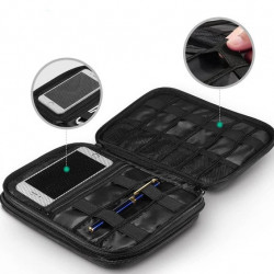 Carcasa Ugreen hard disk HDD SSD cabluri telefon accesorii 24,5 x 17,5 x 5 cm gri (50147 LP149) - Img 4