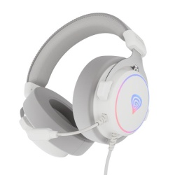 Casti cu fir Genesis Neon 764 alb - Img 9