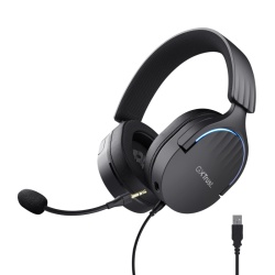 Casti Trust GXT 490P Fayzo cu fir, negru - Img 6