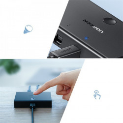 Comutator Ugreen HUB KVM 2x USB B 2.0 Hub USB pentru doua PC-uri (30345 US158) - Img 3