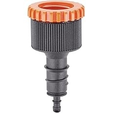Conector Pentru Furtun De Robinet 1/2" - 1/4" 6mm Negru