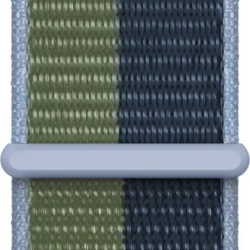 Curea Apple Watch Sport Loop, 45mm, Abyss Blue/Moss Green - Img 4