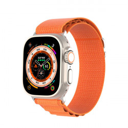 Curea cu cataramă sport pentru Apple Watch 8/7/6/SE/5/4/3/2/1 (41, 40, 38 mm) Curea Dux Ducis Versiune GS - Portocaliu - Img 7