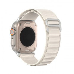 Curea cu catarama sport pentru Apple Watch Ultra/8/7/6/SE/5/4/3/2/1 (42, 44, 45, 49 mm) Curea Dux Ducis Versiune GS - alb - Img 7