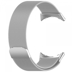 Curea Techsuit W009 pentru Google Pixel Watch 4 45mm, Argintie