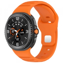 Curea Techsuit W050 pentru Samsung Galaxy Watch 8 Classic / Watch8 44mm / Watch 8 40mm, Portocalie