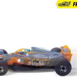 DICKIE TOYS FORMULA RACER MASINA TEAM PULSE CU LUMINI SI SUNETE SCARA 1 LA 24 - Img 3