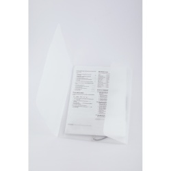 Dosar Typec Home, A4, transparent, cu elastic, set 6 bucati - Img 5