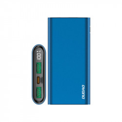 Dudao Power Bank 10000 mAh Power Delivery 20 W Quick Charge 3.0 2x USB / USB Type C albastru (K14H albastru)
