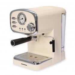 Espressor manual Heinner HEM-1100CR, 1100 W, 15 Bar, 1.25 L, Crem