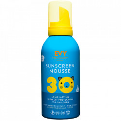 EVY TECHNOLOGY Sunscreen Mousse Crema de fata si corp spuma cu SPF 30 Copii 150 ml