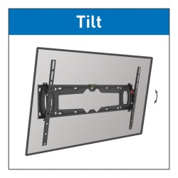 FLAT/ CURVED TV TILT WALL MOUNT 32"- 90" - Img 4