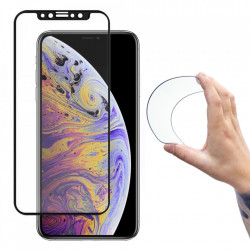 Folie protectie Wozinsky Full Cover Flexi Nano Glass Hybrid pentru iPhone 12 Pro / iPhone 12 black
