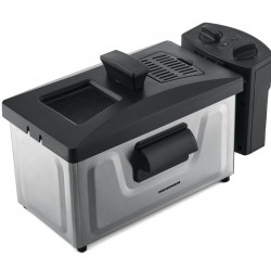 Friteuza Heinner HDF-1800SS, 1800 W, termostat reglabil, timer, 3 L, Inox - Img 3