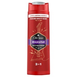 Gel de dus OLD SPICE Rockstar,3 in 1, pentru corp, par si fata, 400 ml