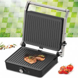 Grill electric Heinner HEG-K2000CP, termostat reglabil, tava pentru colectarea uleiului - Img 4