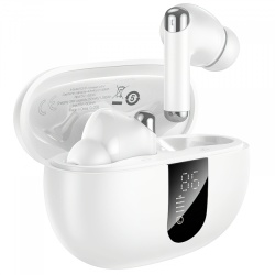 Handsfree Bluetooth HOCO EQ26, TWS, ANC, Alb