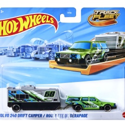 HOT WHEELS TRACK FLEET MASINA FLOTA VOLVO 24O DRIFT CAMPER SCARA 1 LA 64