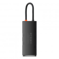 HUB multifuncțional din seria Baseus Lite USB tip C - 2 x USB 3.0 / USB tip C PD / HDMI 1,4 / SD / TF negru (WKQX050101) - Img 3