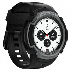Husa + curea SPIGEN RUGGED ARMOR ”PRO” pentru GALAXY WATCH 4 CLASSIC 42 MM CHARCOAL GREY - Img 3